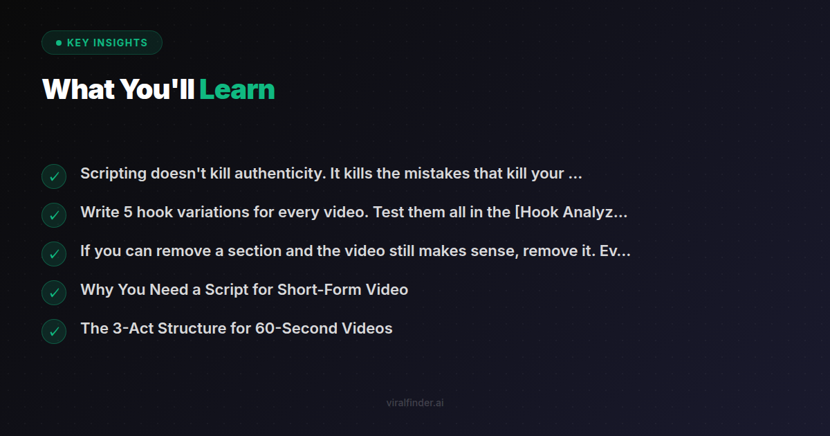 Key insights and learnings